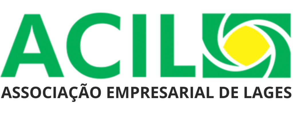 Logomarca da Acil Jovem com escrito verde.